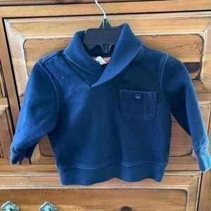 Crazy 8 Baby blue sweatshirt, size 6-12 months.